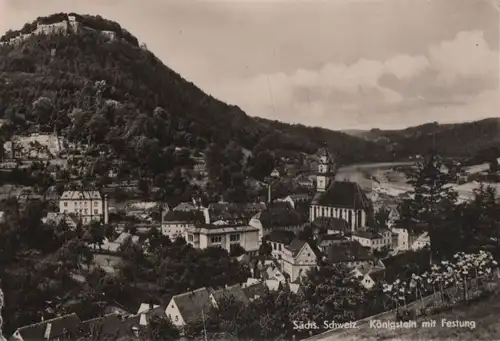 Königstein - mit Festung - 1959