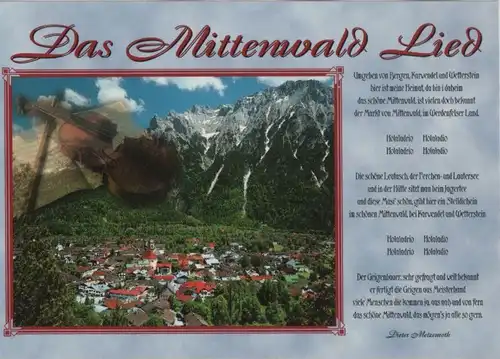 Mittenwald - mit Mittenwald-Lied - ca. 1995