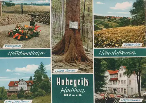 Hohegeiß - u.a. Wolfsbachmühle - 1965