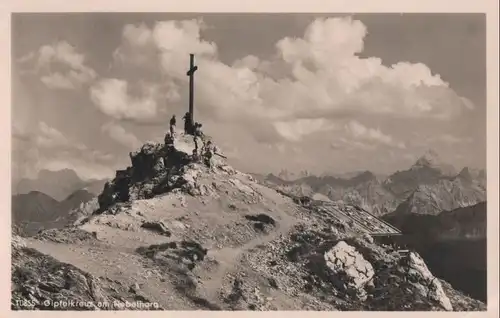 Nebelhorn - Gipfelkreuz - ca. 1950