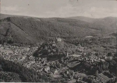 Schwarzburg - Blick vom Trippstein - ca. 1965