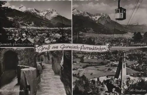 Garmisch-Partenkirchen - u.a. Totalansicht - 1963