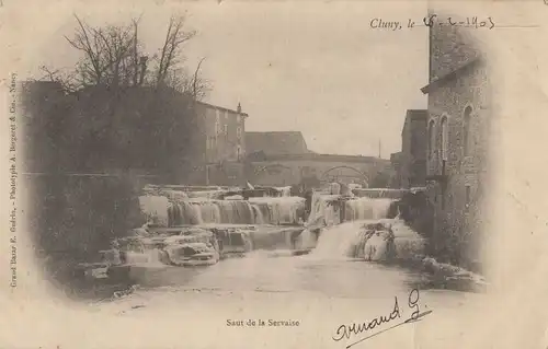 Frankreich - Cluny - Frankreich - Saut de la Servaise