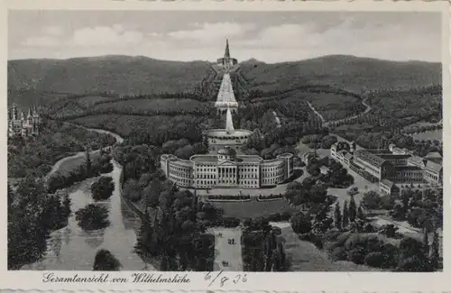 Kassel-Wilhelmshöhe - Gesamtansicht - ca. 1950