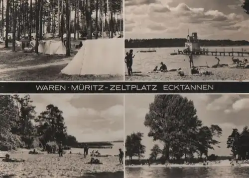 Waren (Müritz) - Zeltplatz Ecktannen - 1974