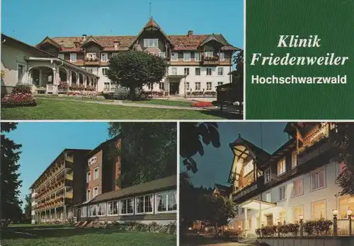 Klinik Friedenweiler, Hochschwarzwald - 1994