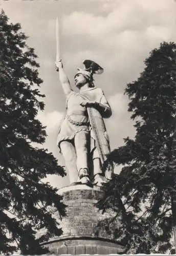 Hermannsdenkmal bei Hiddesen - Teutoburger Wald - 1957