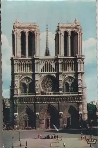 Frankreich - Frankreich - Paris - Facade de Notre-Dame - 1960