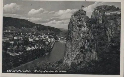 Bad Münster am Stein - Rheingrafenstein - ca. 1955