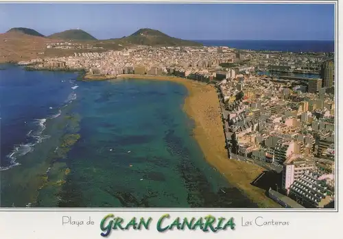 Spanien - Las Palmas - Playa de las Canteras - Spanien - von oben