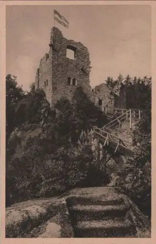 Berneck - Ruine Falkenstein im Tal - ca. 1935