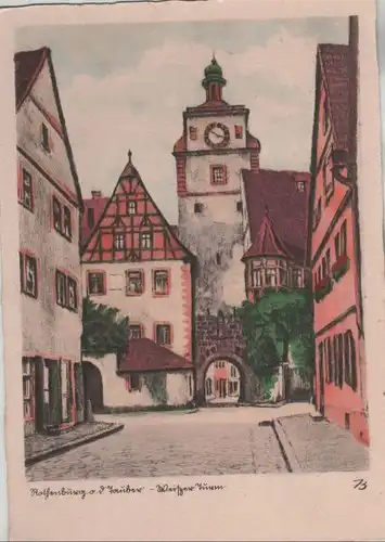 Rothenburg ob der Tauber - Weißer Turm