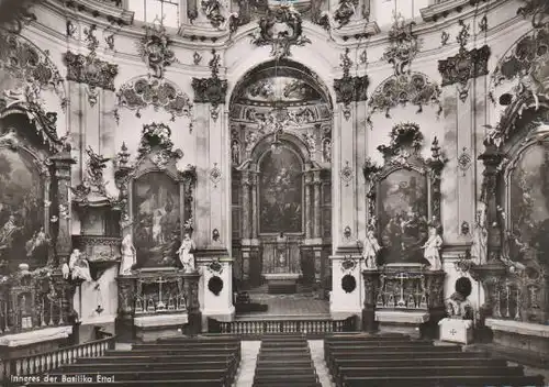 Basilika Ettal, Inneres - ca. 1965