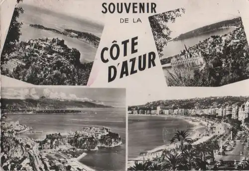 Frankreich - Frankreich - Cote d\\\\\\\’Azur - 4 Teilbilder - ca. 1965