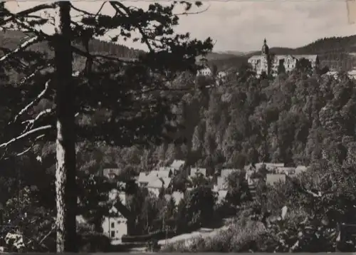 Schwarzburg - Teilansicht mit Schloß - 1961