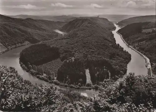 Mettlach-Orscholz - Saarschleife von der Cloef - ca. 1965