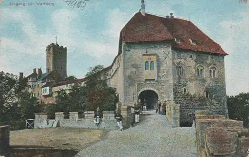 Eisenach - Eingang zur Wartburg - ca. 1925