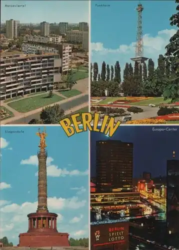 Berlin, Westteil - u.a. Funkturm - ca. 1980