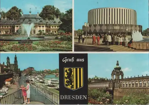 Dresden - u.a. Kronentor, Zwinger - 1977
