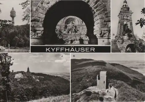Kyffhäuser - u.a. Fernsehturm auf dem Kulpenberg - 1982