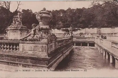 Frankreich - Frankreich - Nimes - Jardins de la Fontaine - 1932