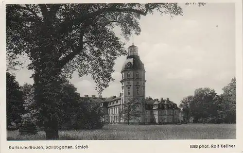 Karlsruhe - Schloßgarten, Schloß - 1953