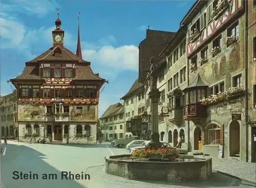 Schweiz - Stein am Rhein - Schweiz - Rathausplatz