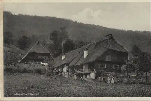Schwarz - Schwarzwaldhaus