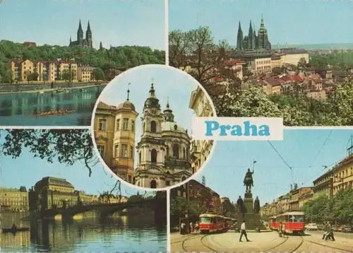 Tschechien - Tschechien - Prag - Praha - 5 Teilbilder - ca. 1975