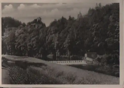 Lengefeld - Schloß Rauenstein im Flöhatal - 1953