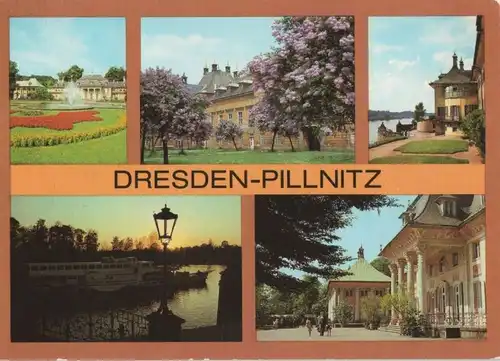 Dresden-Pillnitz - u.a. Abendstimmung am Wasserpalais - 1984