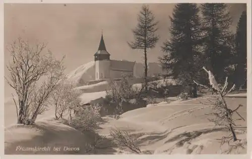 Schweiz - Schweiz - Frauenkirchli bei Davos - 1929