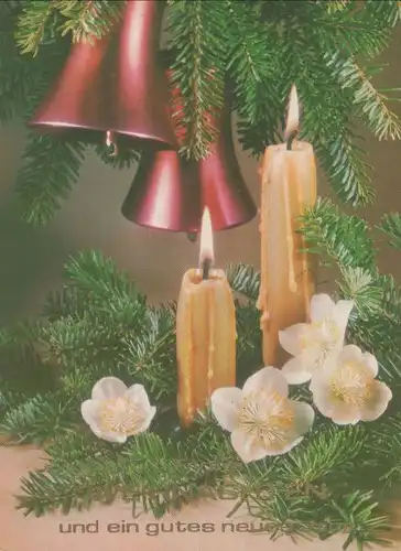 Frohe Weihnachten - Kerzen