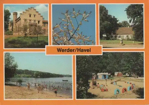 Werder - u.a. Badestelle des Pionierlagers - 1986
