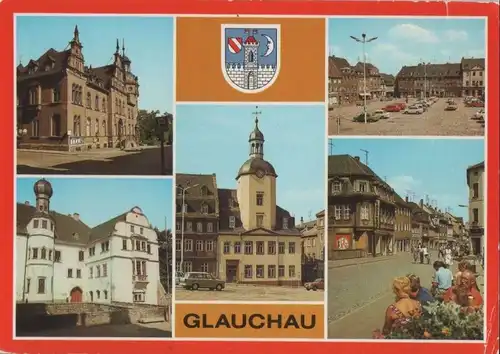 Glauchau - u.a. Schloß Hinterglauchau - 1990