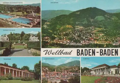 Baden-Baden u.a. Panorama - ca. 1975