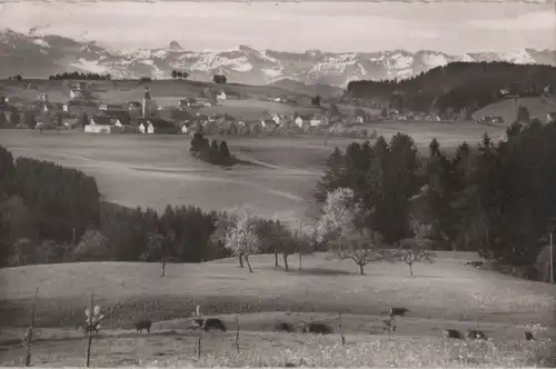 Scheidegg - Blick vom Aussichtspunkt Lötz - 1958