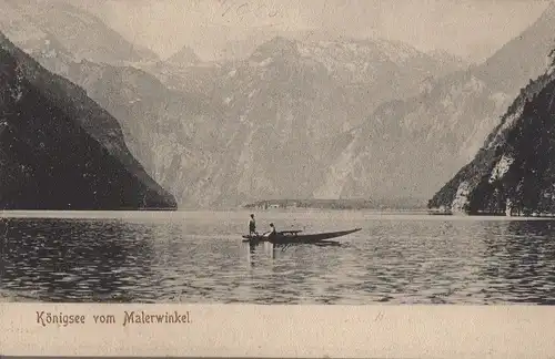 Königssee - vom Malerwinkel - 1903