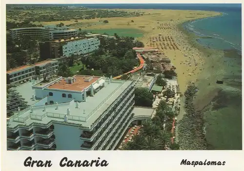 Spanien - Maspalomas - Spanien - Hotels von oben