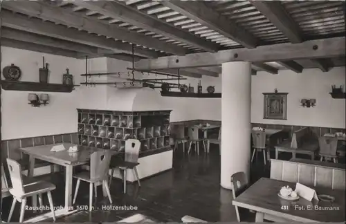 Ruhpolding - Rauschberghaus, Holzerstube - ca. 1960