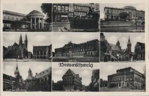 Braunschweig - u.a. Alte Waage - 1957