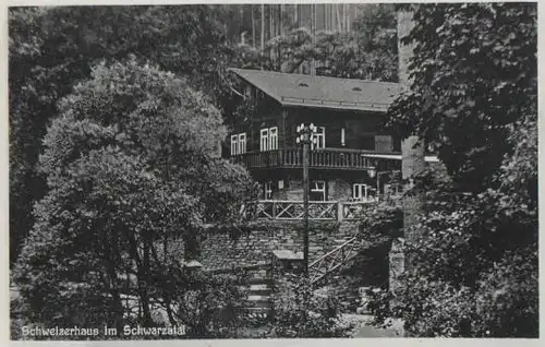 Schwarzburg - Schweizerhaus im Schwarzatal - ca. 1955