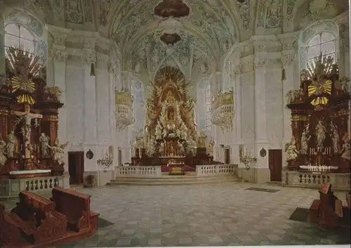 Gößweinstein - Basilika, Hochaltar mit Kreuz - ca. 1980