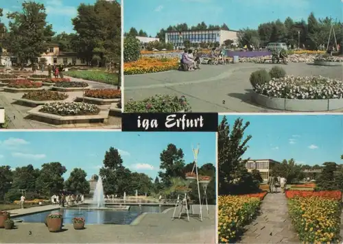 Erfurt - iga, u.a. vor Zentralgaststätte - 1978