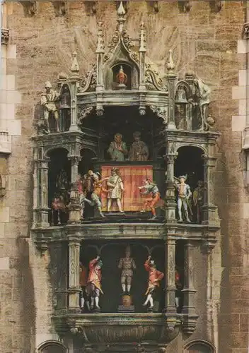 München - Glockenspiel am Rathaus - ca. 1985