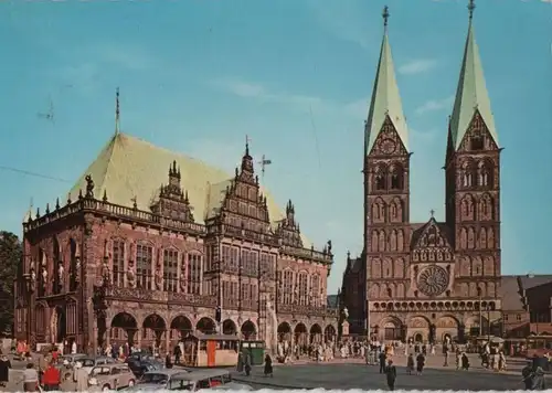 Bremen - Rathaus und Dom - 1959