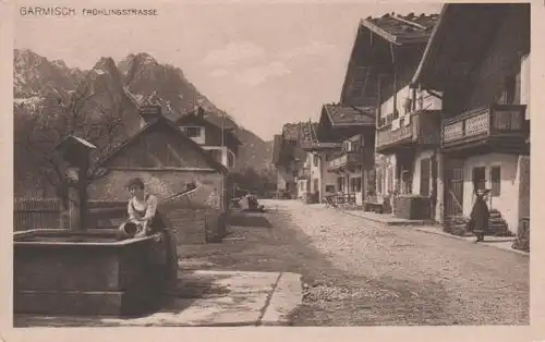 Garmisch-Partenkirchen - Frühlingsstraße - ca. 1935