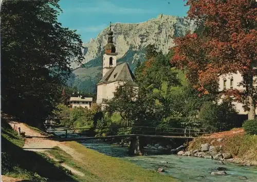 Ramsau - Bergkirchlein mit Reiteralpe - ca. 1970