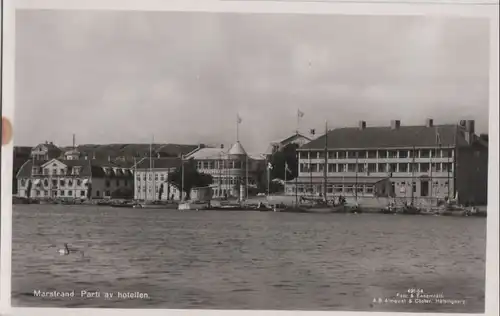 Schweden - Schweden - Marstrand - Parti av hotellen - ca. 1950