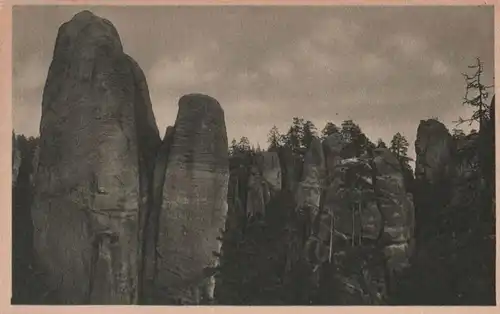 Tschechien - Tschechien - Adrspachske skaly - Panorama - 1926